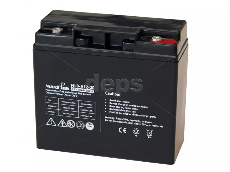 Свинцово-кислотный аккумулятор 12V 20Аh (AGM) -D