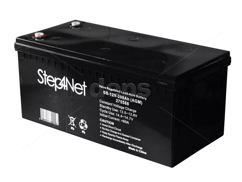 Свинцово-кислотный аккумулятор Step4Net SB-12V-200Аh (AGM)