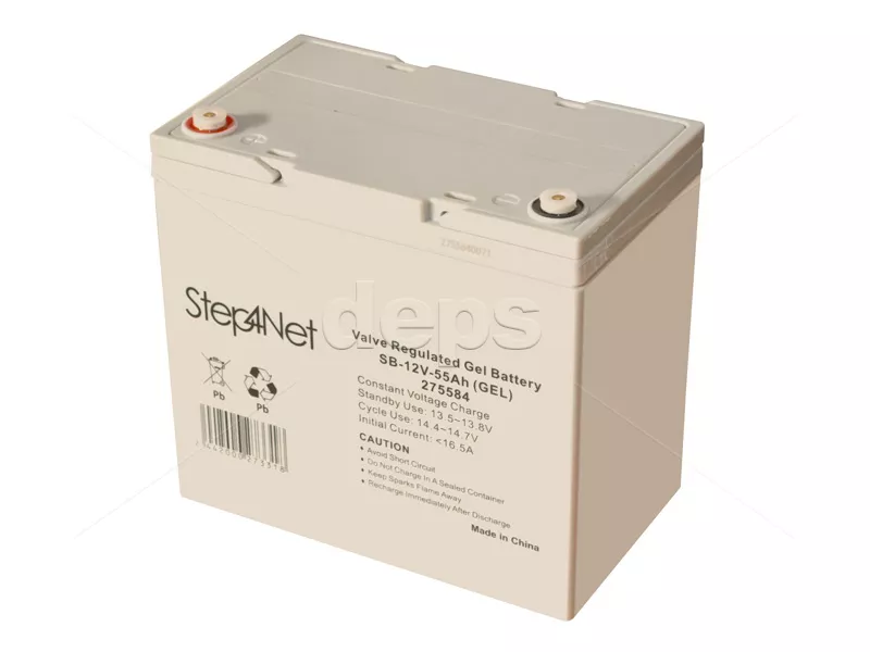 Свинцово-кислотный аккумулятор Step4Net SB-12V-55Аh (GEL)