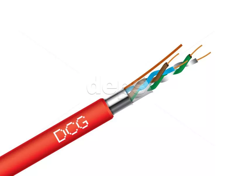 Сигнальний кабель DCG Fire Alarm Cable J-Y(St)H 2x2x0.80mm BC F