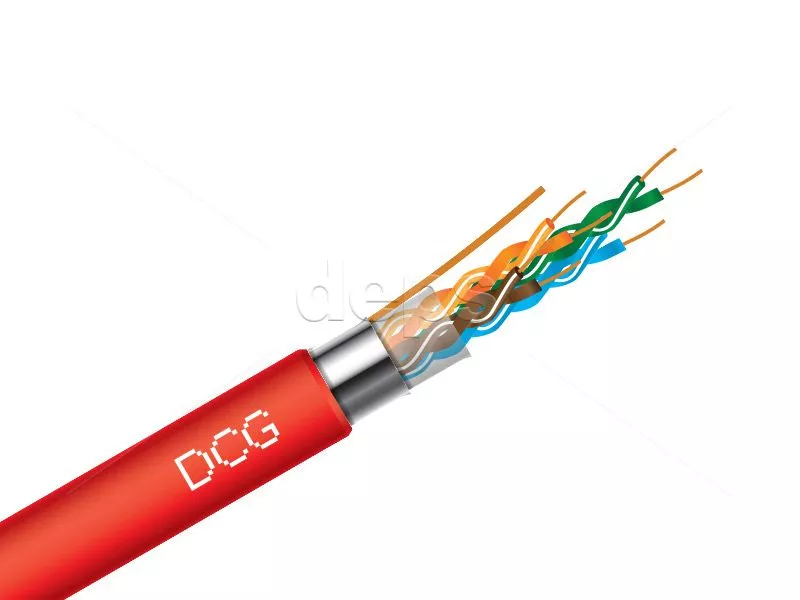 Сигнальний кабель DCG Fire Alarm Cable J-Y(St)Y 4x2x0.80mm BC F