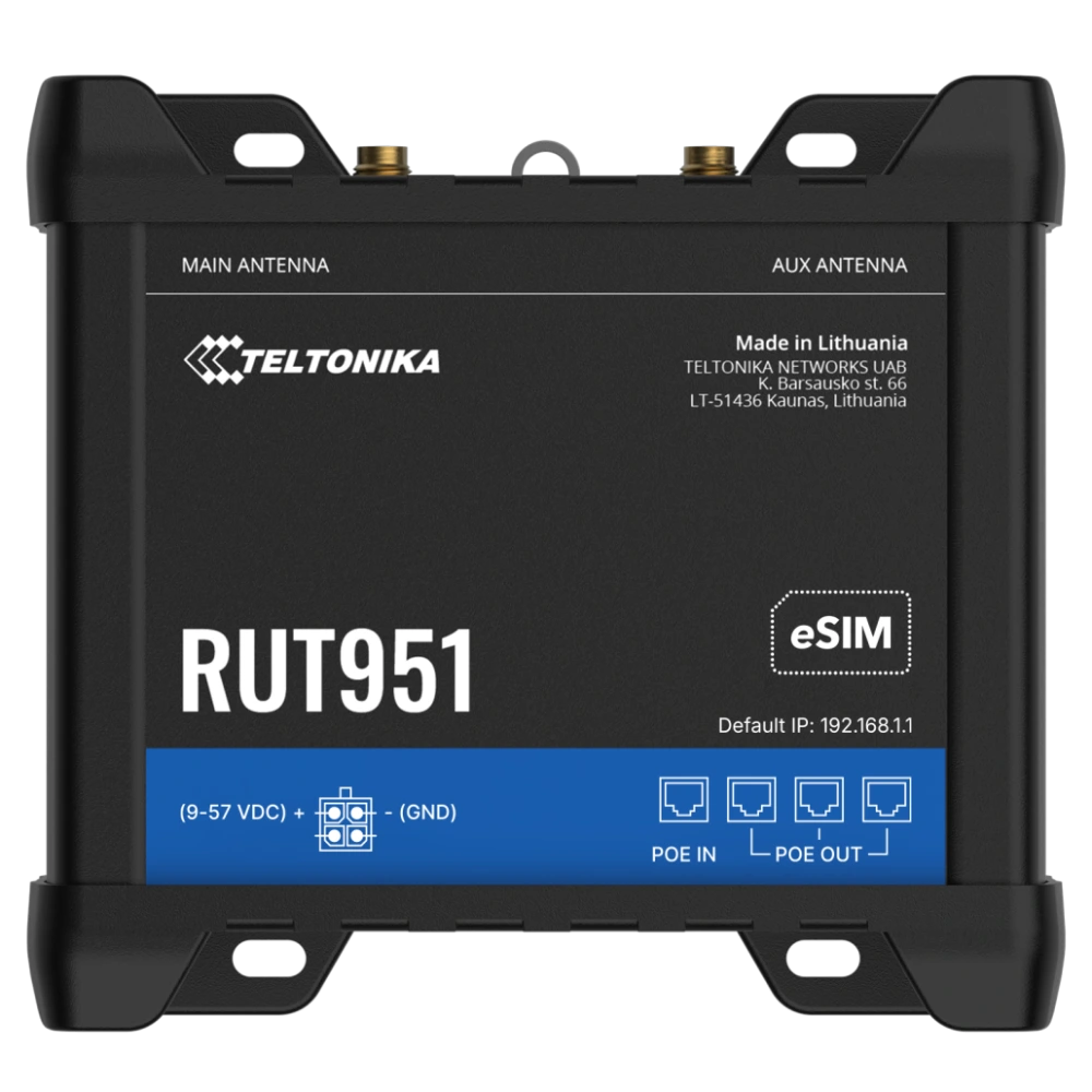 Teltonika RUT951 POE+ (RUT951B10J00)