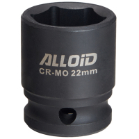 Торцева головка Alloid ударна, 1/2", 22мм (GU-50122)