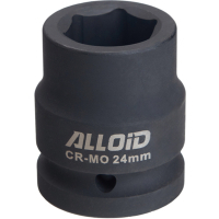 Торцева головка Alloid ударна, 1/2", 24мм (GU-50124)