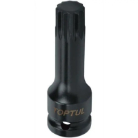 Торцева головка Toptul SPLINE ударна М18 L77мм 1/2" (KADB1618L)