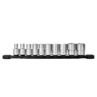 Торцевая головка Deli 1/4", 10шт (EDQ41010S)