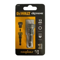 Торцевая головка DeWALT EXTREME Impact съёмная, для удаления метал стружки, 1/4"х13 мм (DT7467)