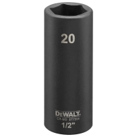 Торцевая головка DeWALT IMPACT ударная длинная, 1/2 х 20 мм (DT7554)