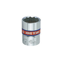 Торцевая головка KING TONY 1/4" 5/16" 12 гранная дюймовая (233010S)