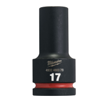 Торцевая головка Milwaukee ударная 3/4" 17 мм, удлиненная (4932480378)