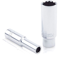 Торцевая головка Toptul 1/4" 12-гранная длинная 13мм (BAEF0813)