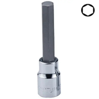 Торцевая головка Toptul шестигранник HEX 8 мм 100мм 1/2" (BCEA1608)
