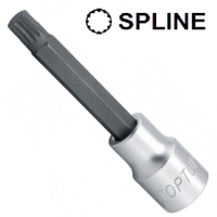 Торцевая головка Toptul SPLINE M14 L100мм 1/2" (BCJD1614)