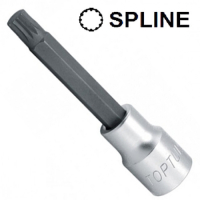 Торцевая головка Toptul SPLINE M8 L100мм 1/2" (BCJA1608)