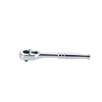 Трещотка KING TONY 1/4" 24-зуба из металл. шлиф. рукоятки 140мм (2769-55P)