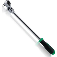 Трещотка Toptul 1/2" 72 зуба с шарниром супердлинная (CJKN1643)