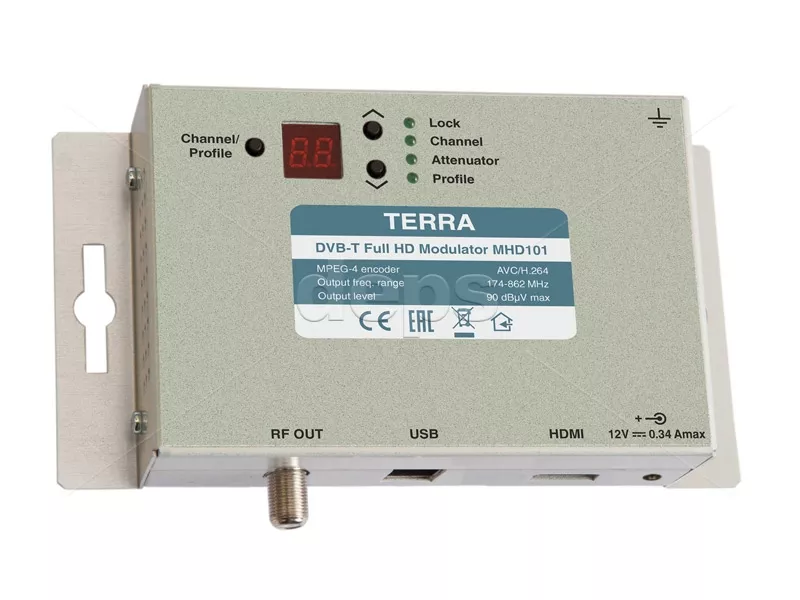 Цифровой Full HD модулятор TERRA MHD-101 HDMI в DVB-T