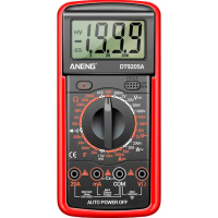 Цифровой мультиметр ANENG DT9205A-12, V, A, R, C, функція hFE (DT9205A-12)