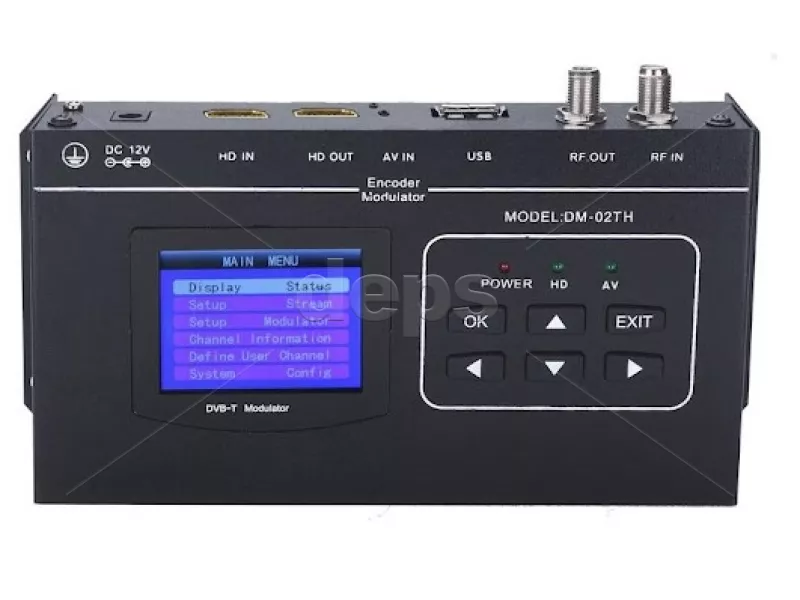Цифровий Full HD модулятор HDMI в DVB-T Gecen DM-02TH