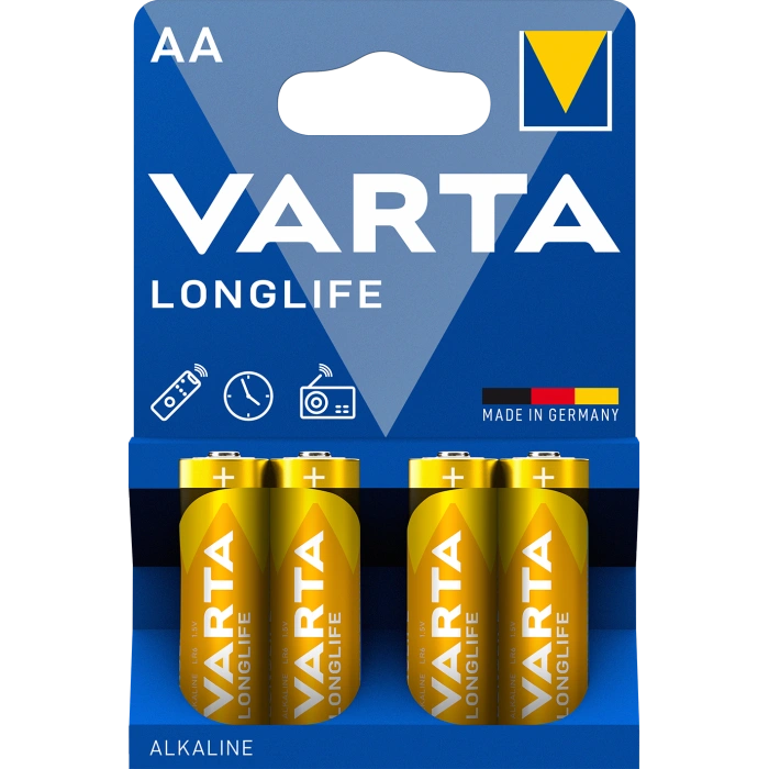 Varta AA VARTA LONGLIFE BLI 4 ALKALINE