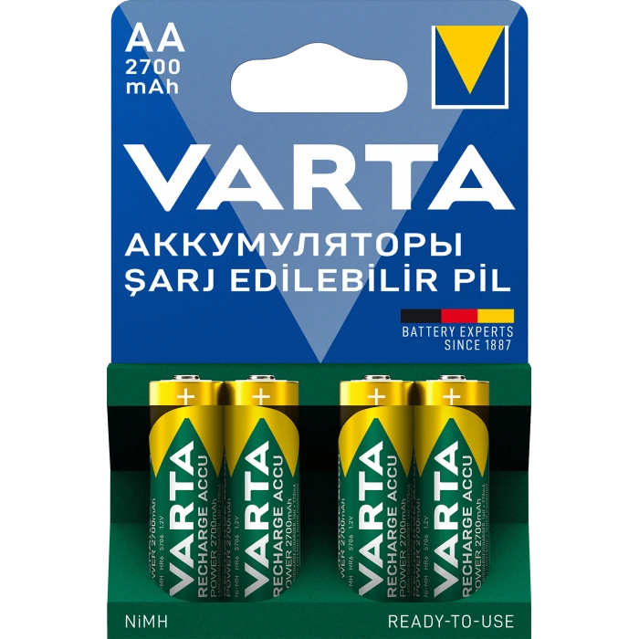 VARTA ACCU AA 2700mAh BLI 4 NI-MH