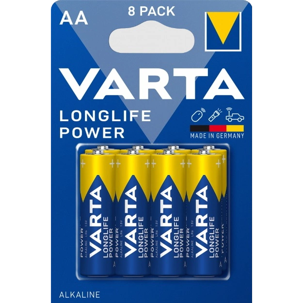 VARTA LONGLIFE POWER AA BLI 8 шт