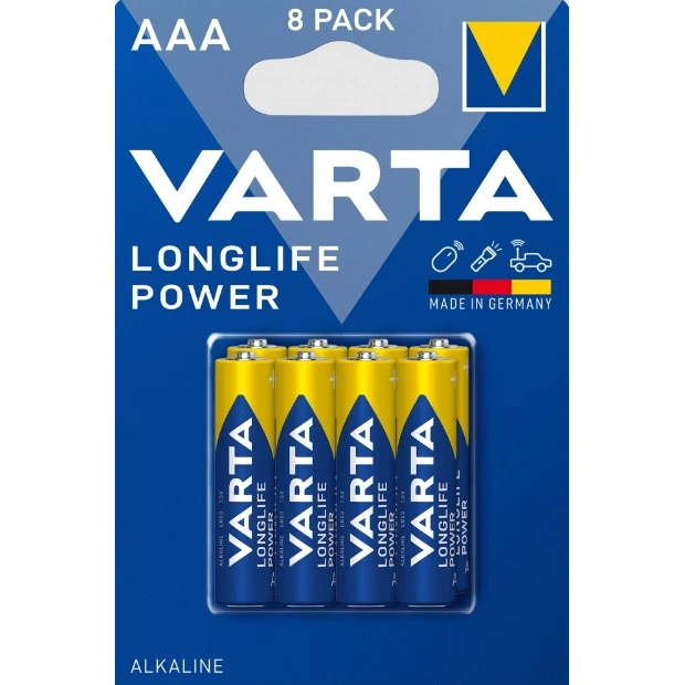 VARTA LONGLIFE POWER AAA BLI 8 шт