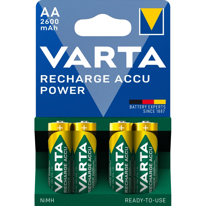 VARTA PROF ACCU 2600mAh BLI 4 NI-MH