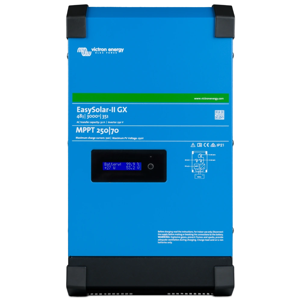 Victron Energy EasySolar-II GX 48/3000/35-32 MPPT 250/70 сонячний однофазний чиста синусоїда