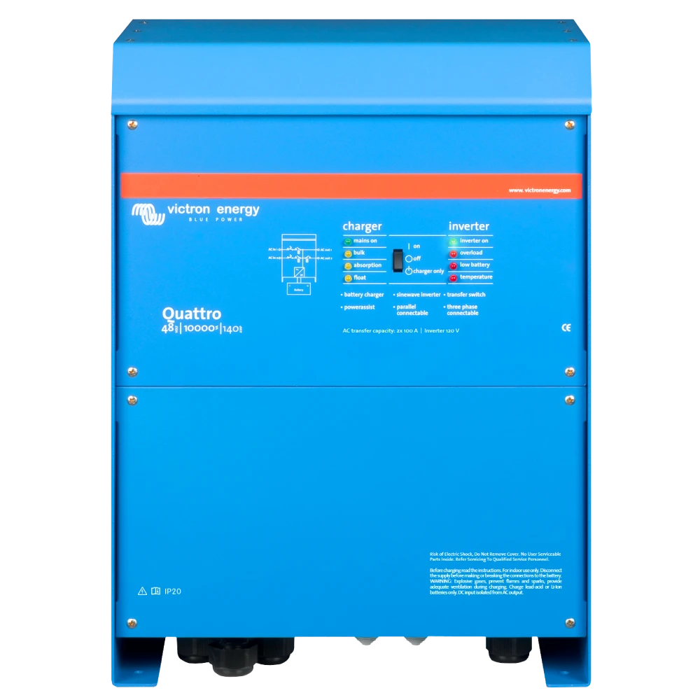 Victron Energy VictronEnergy Quattro 48/10000/140-100/100 однофазний чиста синусоїда