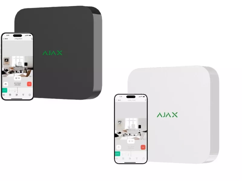 Відеореєстратор AJAX NVR (16ch) [16 кан/запис до 8МП, потік: 100Мб/c, 1xHDD до 16ТБ]