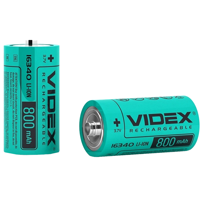 Videx Li-Ion 16340 800mAh