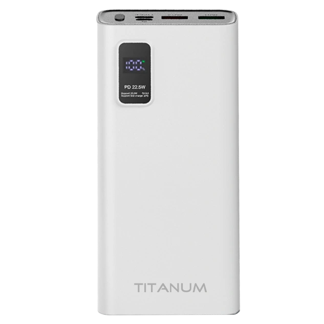VIDEX TITANUM 727S White 20 000 мА•ч