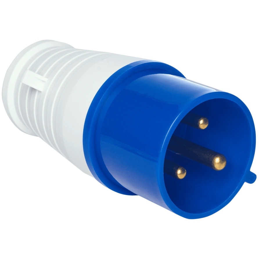 Вилка переносная UEA 023 32А 220В 2Р+Е IP44
