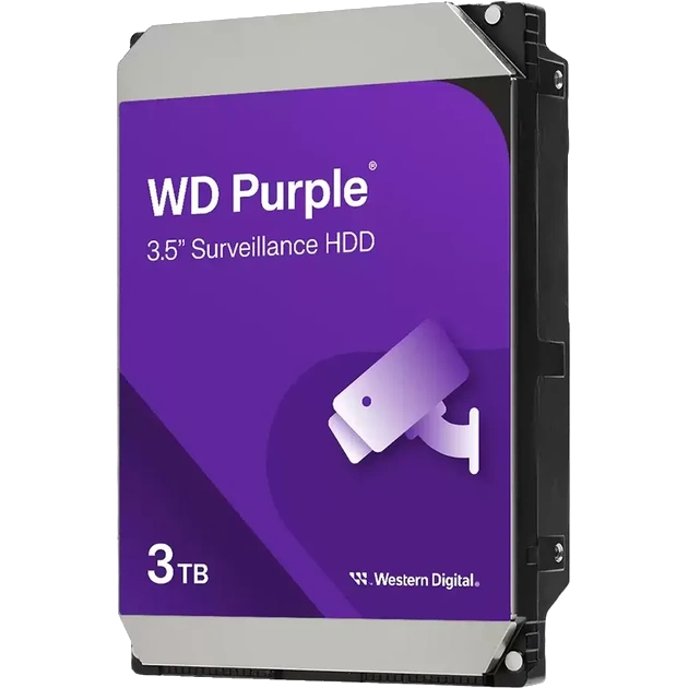 Western Digital Purple Surveillance 3TB 5400rpm 128MB (WD34PURZ)