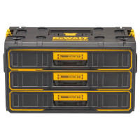 Ящик для инструментов DeWALT TOUGHSYSTEM 2.0, 555х355х305 мм., модуль на 3 ящика (DWST08330-1)