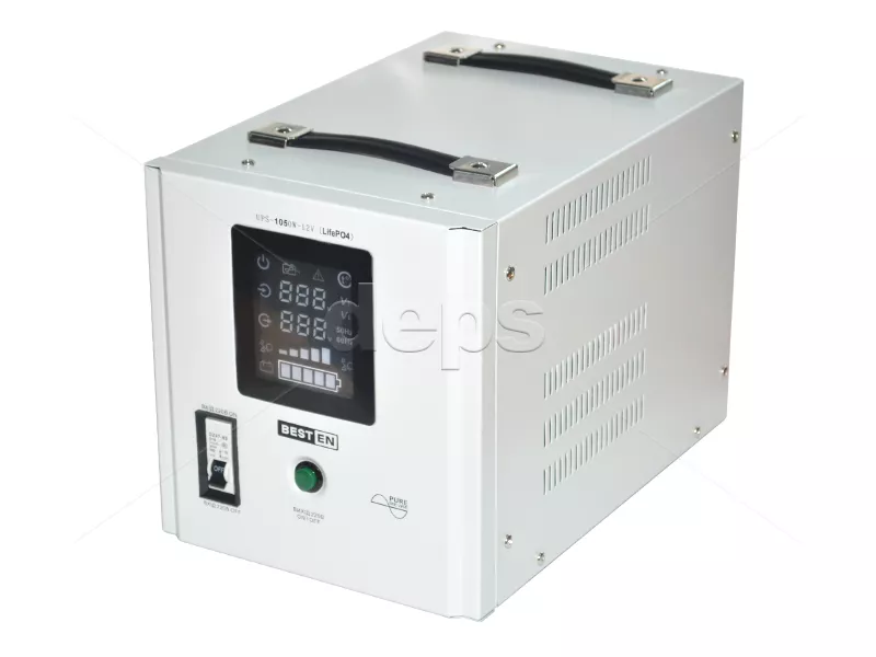 ИБП BestEn UPS-1050W-12V для LifePO4 (1050 Вт, внешняя батарея 12В, ток заряда 20A/30А)