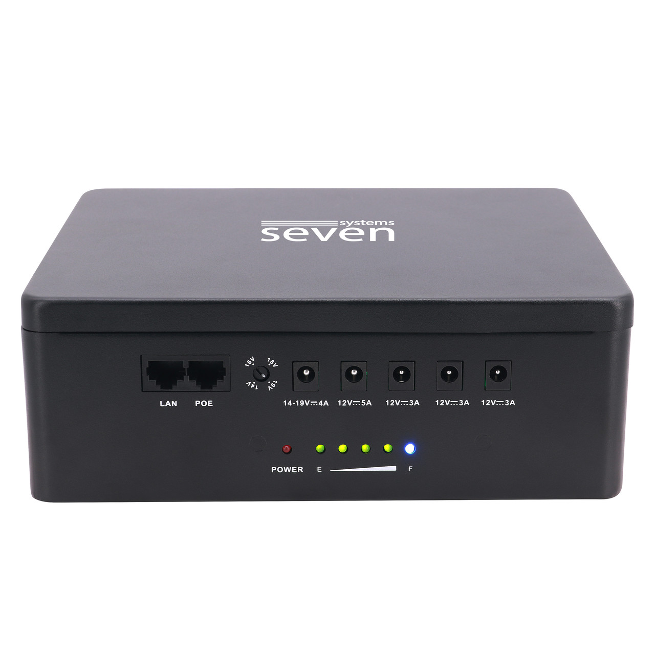 ИБП SEVEN UPS-7960 black 60W LiFePO4 с регулировкой выходного напряжения