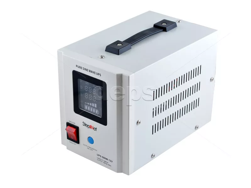 ИБП Step4Net UPS-500W-12V (500 Вт, внешняя батарея 12В, ток заряда 5A/10A)