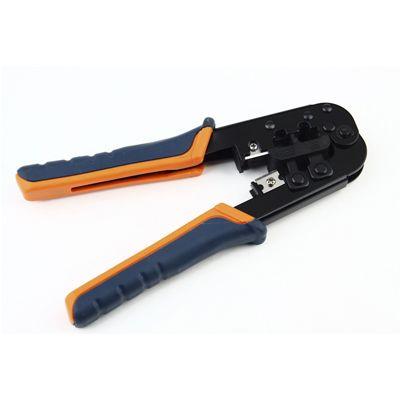 Инструмент для обжимки RJ-45 (8P8C) и RJ-12/11 (6P6C), 4P/6P/8P