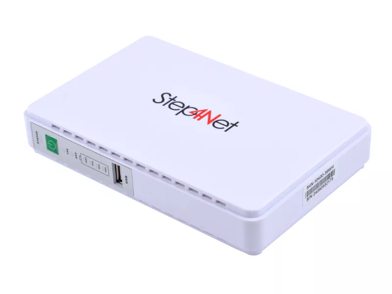Источник бесперебойного питания Step4Net S4N-10400-38WH (38Wh) для роутеров, ONU и других устройств