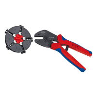 Зажим для клемм KNIPEX MultiCrimp, со сменными матрицами (97 33 02)