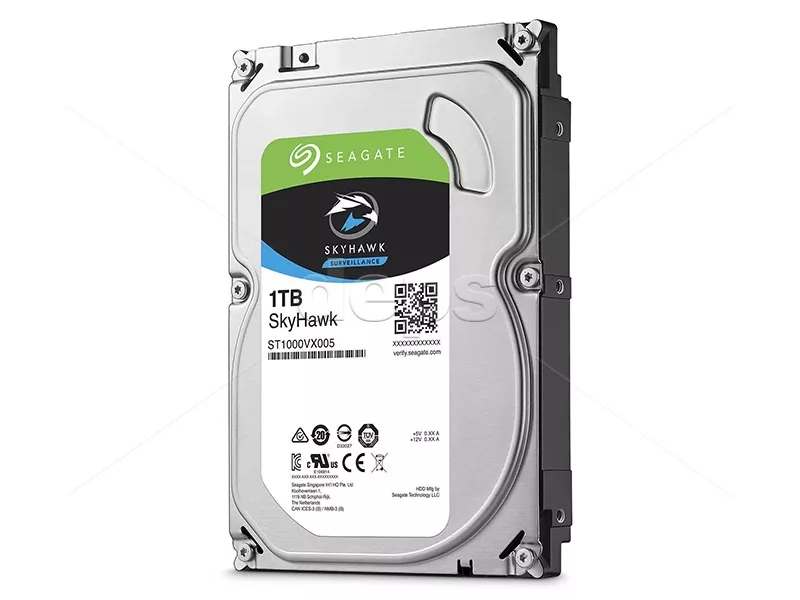 Жорсткий диск 1TB Seagate Skyhawk  для відеоспостереження ST1000VX013