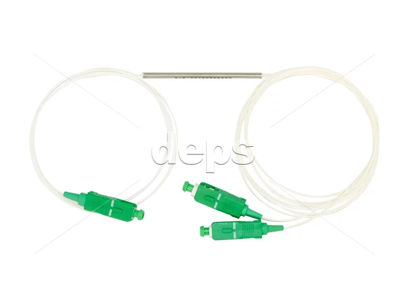 Зварні оптичні дільники FBT 1×2 SC/APC (гільза) Coupler SC-1x2-1310/1490/1550-20/80-0-SC/APC-0.9mm