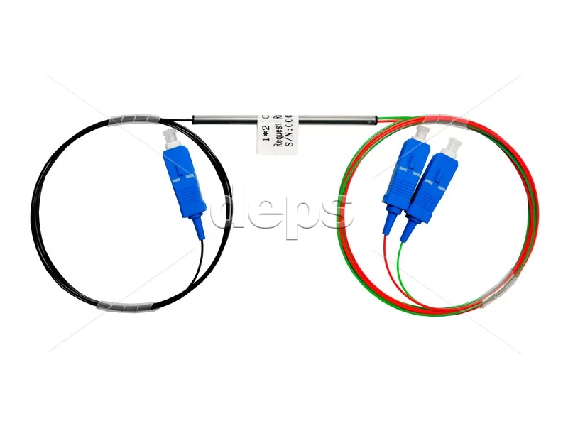 Зварні оптичні дільники FBT 1×2 SC/UPC (гільза) Coupler SC-1x2-1310/1490/1550-30/70-0-SC/UPC-0.9mm