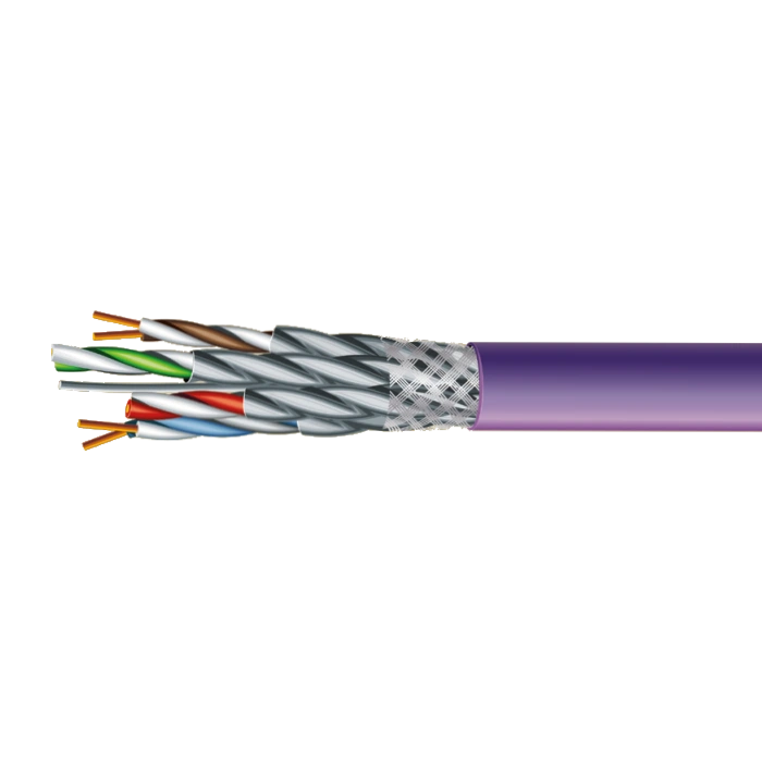 ЗЗКМ Category 7e S/FTP LSZH 4х2х23 AWG (70910151) бухта 500м.