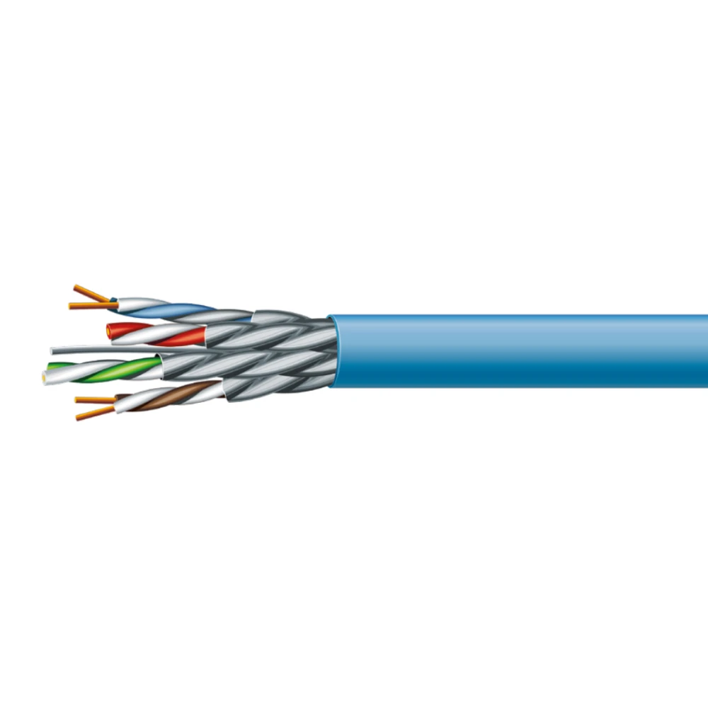 ЗЗЦМ Cat. 6 A U/FTP LSZH 4х2х23 AWG (к) бухта 500м.