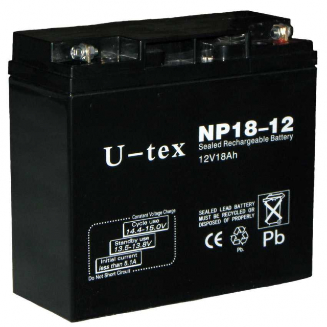 Акумулятор U-tex 12В / 17 Ah