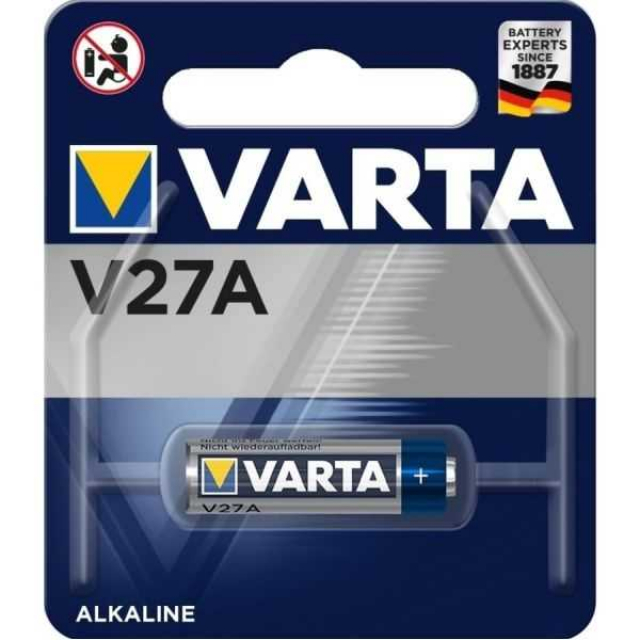 Батарейка VARTA V27A BLI 1 ALKALINE (1 блістер, на блістері 1 шт)
