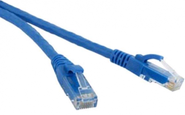 Литий патч-корд, UTP, RJ45, CAT 5E, (мідь, довжина 5,0 м) сірого кольору